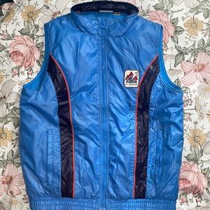 Puma Vintage Vest Size Medium Blue